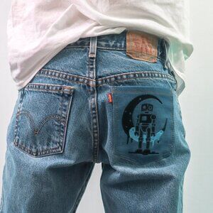 Cosmic Robot Moon Jeans